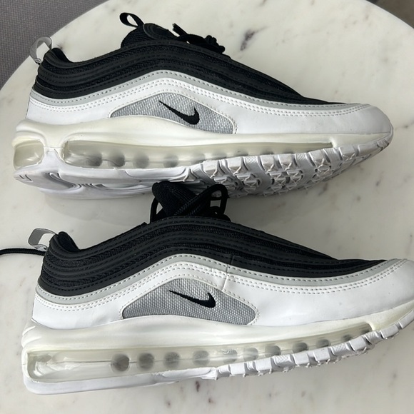 NIKE AIR MAX 97 ID NIKE BY YOUBLACK-WHITE-GREY SZ 8.5